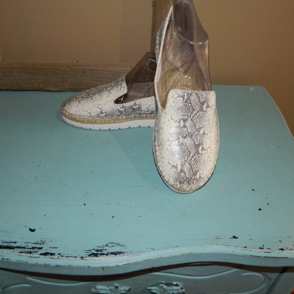 Katherine Kelly Bria Snake Leather Espadrille Size 8M